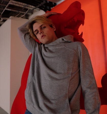 Hoodie female asymmetric \ male asymmetric