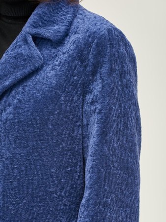 Пальто женское Silverfox модель 821Синий