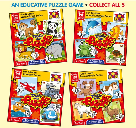 Пазл с загадкой - Птици и Животные