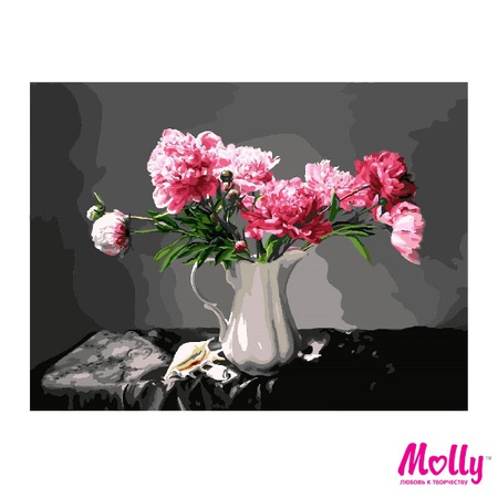 Numaraya göre boya Beyaz-pembe şakayık