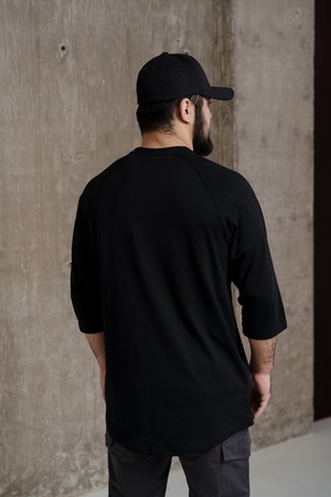 T-shirt 3/4 SJ-130 Black