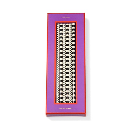 Kate Spade набор акриловых трубочек для напитков