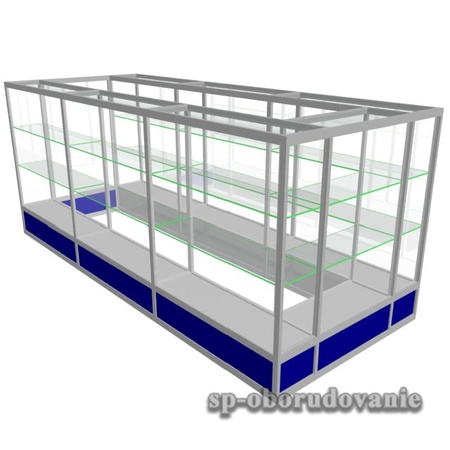 Павильон из стекла и профиля