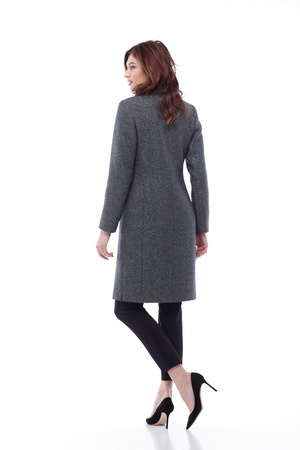 Пальто Арин, твид Италия