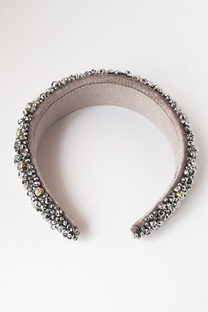 Плотная серебряная бархатная корона с кристаллами и бриллиантами ручной работы из бижутерии