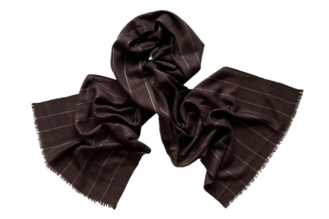 Italian silk and wool scarves for men