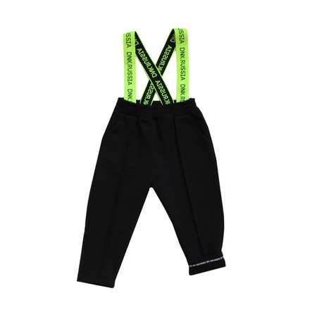 Штаны с подтяжками DNK черные