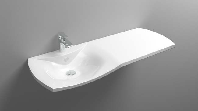 Раковина Лагуна 132 левая/правая