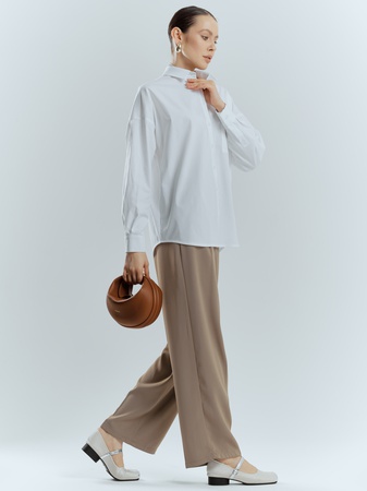 Женская рубашка оверсайз. Топ 2024 - 0324