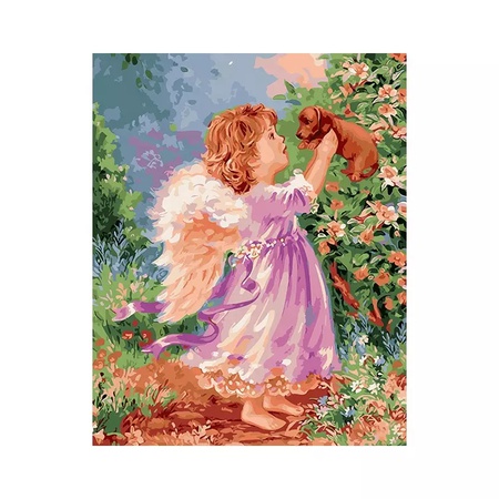 Yeni başlayanlar için Çocuklar yetişkin öğrenciler için Dijital Kit tarafından dijital akrilik tuval boyama boya tarafından DIY eğlenceli boyama