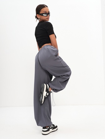 Штаны оверсайз спортивные