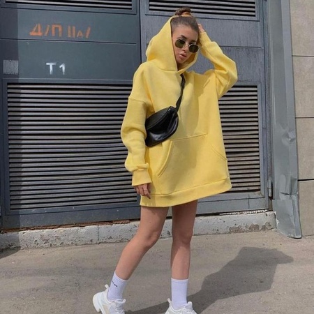 Удлинённая толстовка