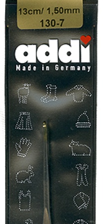 KNITTING HOOK EXTRA THIN STEEL No. 1.5 13 CM