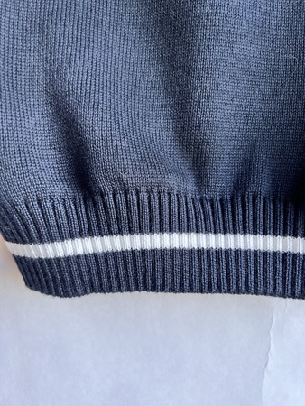 Strickweste dunkelblau