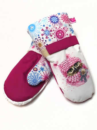 Детские варежки из мембранной ткани