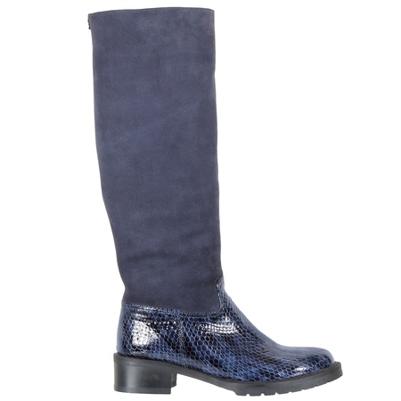 Женские сапоги, нубук, кожа <G5710>