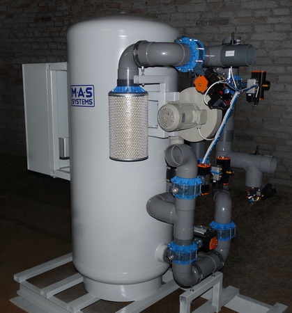 CO2 scrubber (carbon dioxide adsorber)