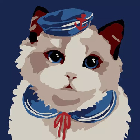 Özelleştirilmiş Toptan Çocuklar Sayılarla Boya DIY Dijital Yağlıboya 20x20 cm Amazon Popüler Karikatür Iç Çerçeve Boyama