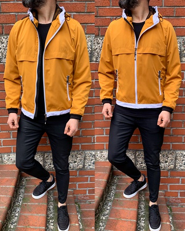 iga модные мужские сезонные пальто с капюшоном