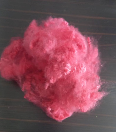 Переработанное полиэфирное штапельное волокно