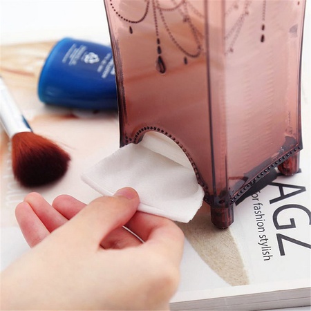 Коробка-контейнер для хранения ватных дисков прозрачная