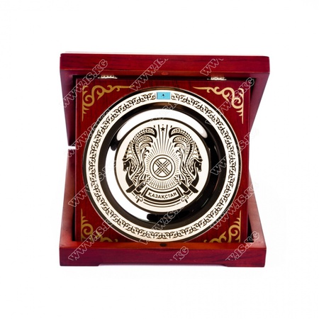 Плакетка настольная "Виды города Алматы - Казахстан"