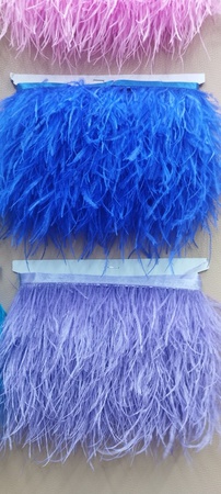 Ostrich feathers 10 cm