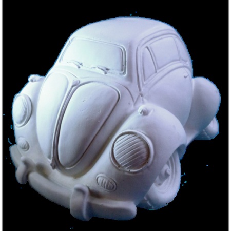 Plaster figure for coloring Volkswagen "Beetle