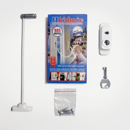 Kidmix Titan - Halatlı Pencere Emniyet kilidi, engelleyici