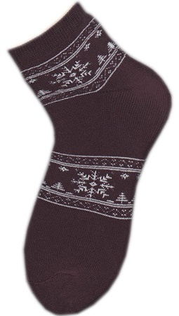 Следки женские внутримахровые (арт. 08с9) «2снежинки»