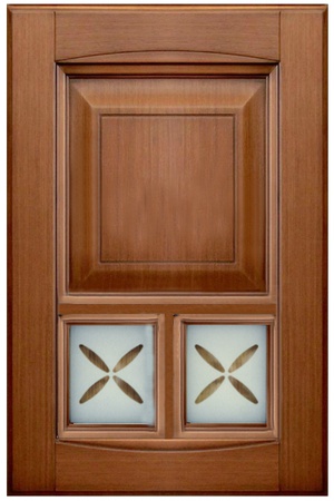 фасад Рим белый дуб с серебрянной патиной