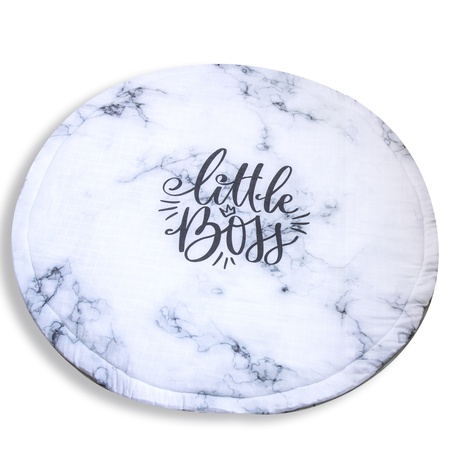 100% Organic Cotton Muslin Play Rug GOTS Certified