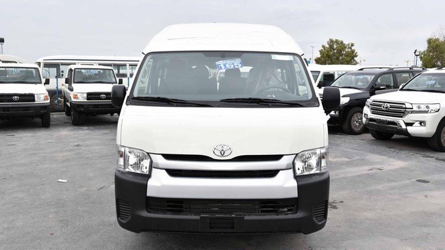2019 Toyota Hiace High-Roof White Bus