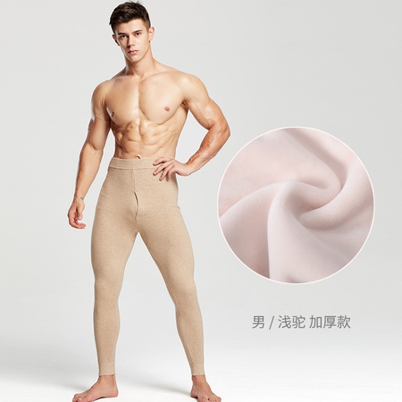 Осенние и зимние новые брюки из овечьей шерсти, мужские шерстяные брюки с двойным утолщением, женские тонкие теплые брюки с высокой талией и флисом