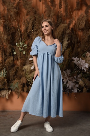 Платье: Льняной Париж