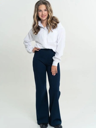 Классические брюки-клеш для девочек-подростков