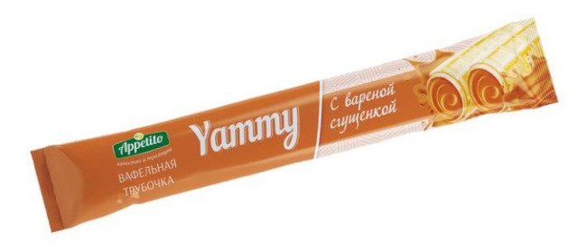 Вафельная трубочка "Appetito" 60гр
