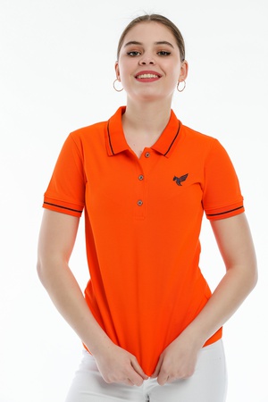 Полосатый воротник с деталями Pegasus Navy Blue Оранжевый Lakos