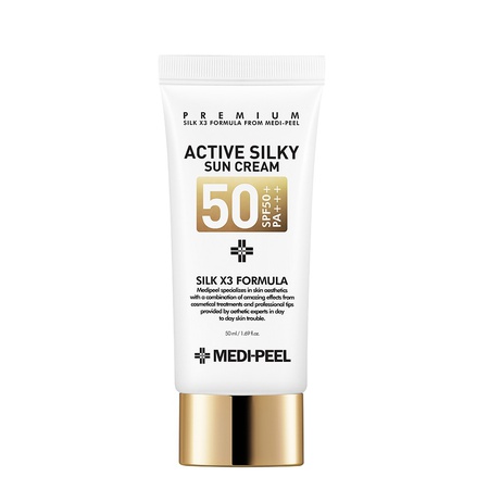 MEDI-PEEL ACTIVE SILKY Солнцезащитный крем