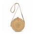Round Synthetic Rattan Bag