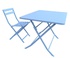 Folding Outdoor Iron Table 3Pcs Dining Restaurant Table And Chair