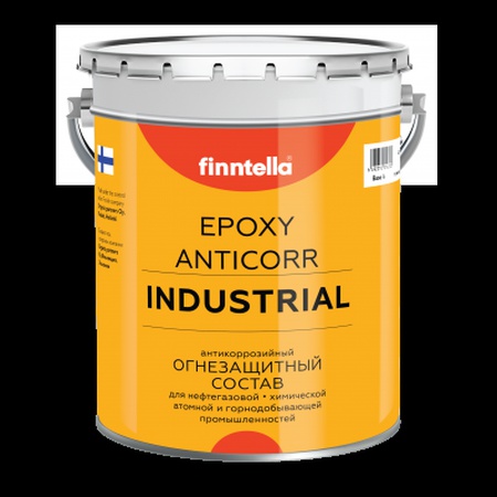 Dünnschichtige feuerhemmende und korrosionshemmende Verbindung auf Epoxidbasis.