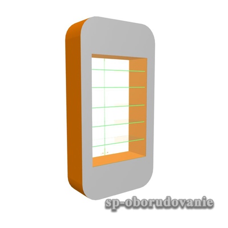 Витрина из МДФ Пластика и стекла