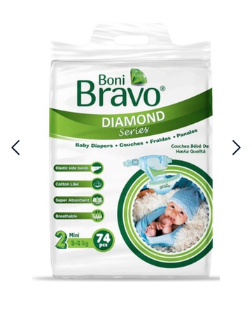 حفاضات بوني برافو