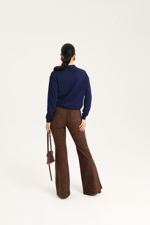 Брюки клеш. Ткань - Спандекс