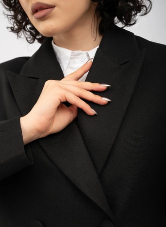 Пиджак приталенный оверсайз