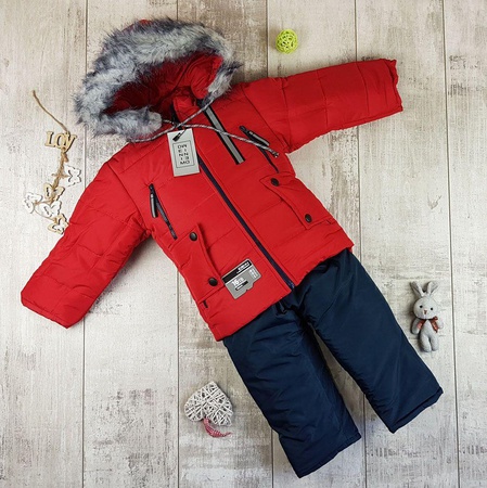 Children's Winter Warm suit / overalls for a boy, height 92, 98, 104, 110
