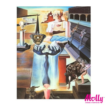 Paint by number Salvador Dali. Invisible Man