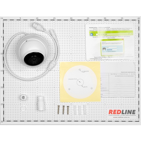 Вандалозащищенная 1080P IP-видеокамера c микрофоном и SD-картой RedLine RL-IP22P-S.eco