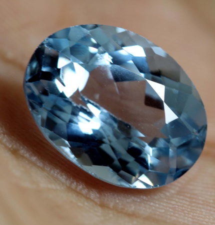 Natural Extra Fine Blue Aquamarine - Oval - Zambia - AAA+ Grade